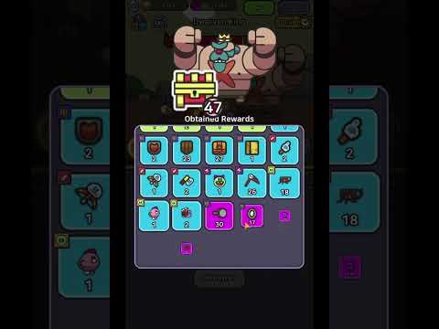 Dwarven King Level 135 Loot #shorts - Legend of Slime: Idle RPG