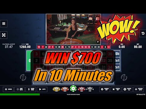 🔥 WIN $700 🔥 In 10 Minutes 👌 Best Roulette Strategy 👍