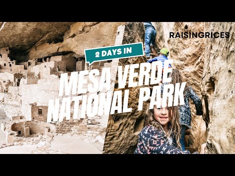 Mesa Verde National Park 2 Days. Family of 8 camping adventure in Colorado.