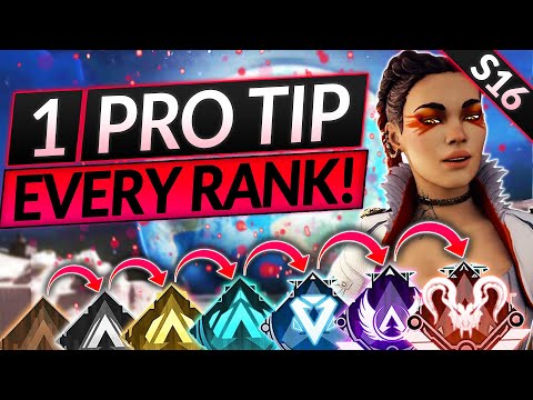 1 MOST BROKEN TIP for EVERY Rank in Season 16 - PREDATOR Tricks - Apex Legends Guide