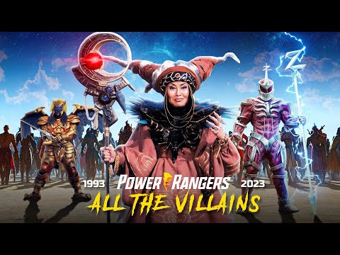 Power Rangers All the villains from 1993 to 2023