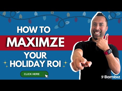 Here's how to MAXIMIZE your holiday ROI 💰🎁