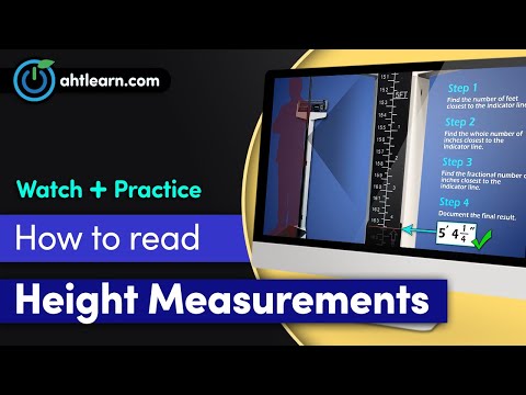 LearningTools: Reading Height Measurements on a Physician Mechanical Beam Scale with Height Rod