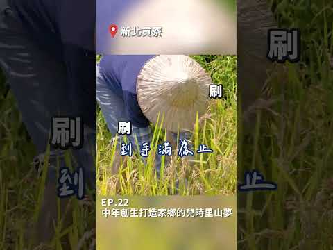 【新北 - 遇見雞母嶺】中年創生打造家鄉的兒時里山夢 #shorts #地方創生 #新北 #貢寮 #水梯田