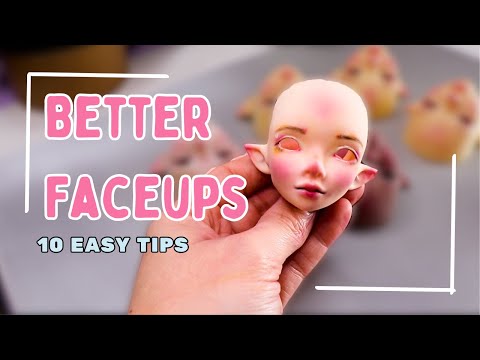 10 Game-Changing Tips for Perfect BJD Faceups! (Must-Watch!)