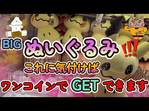 【クレーンゲーム】この設定ミス見抜けますか？これでワンコインGETだ！