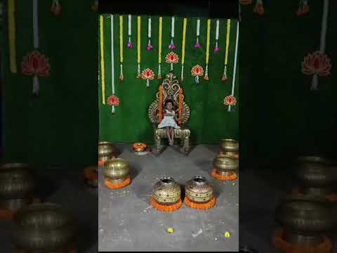 Haldi decoration at my home #halid #decoration #youtubeshorts #trendingshorts