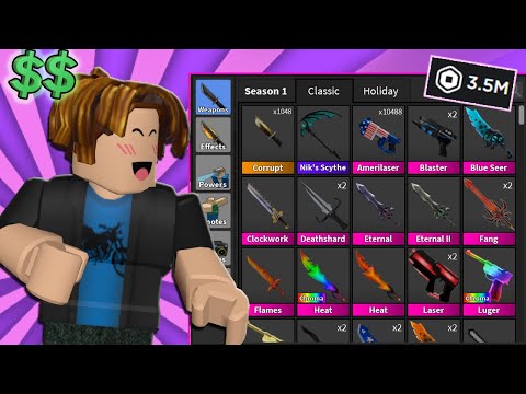 I Played as The RICHEST BACON in ROBLOX MM2... (Murder Mystery 2)