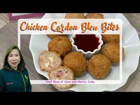 Chicken Cordon Bleu Bites