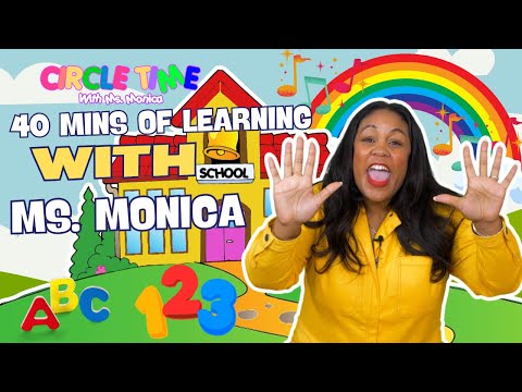 Kids Songs | Learning with Ms. Monica | ABC Song + More Children's Songs | Toddler Lessons