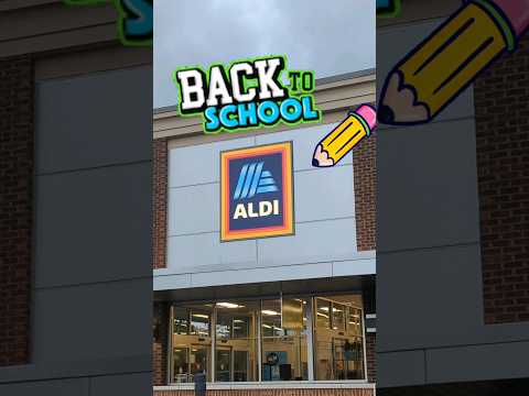 Back to School Finds in Aldi #shorts