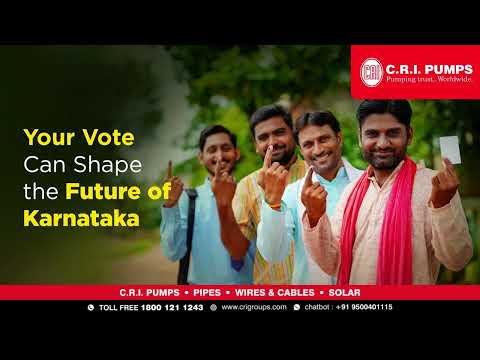 C.R.I. Groups l Your Vote Can Shape the Future of Karnataka l #VoteForYourLand