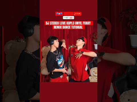 DJ STEREO LOVE KOPLO UNYIL FVNKY REMIX DANCE TUTORIAL #shortindonesia #tutorialdance