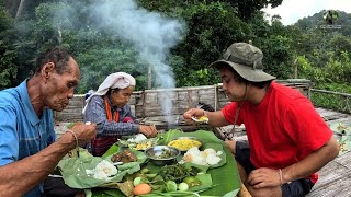 ใช้ชีวิตในป่าไร่นาEP.336 พ่อแม่มาเยี่ยม ทำเมนูอาหารสุดโปรดไห้กิน ธรรมชาติ อร่อย มีความสุขที่สุด