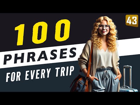 Master These 100 Travel Phrases for Any Trip | English listening and speaking practice