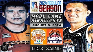 MPBL HIGHLIGHTS: DAVAO OCCIDENTAL TIGERS VS MARIKINA SHOEMASTERS (AUGUST 6, 2024)