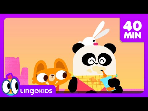 SHARING IS CARING 💚🐼 + Elliot's Favorite Songs for Kids | Lingokids