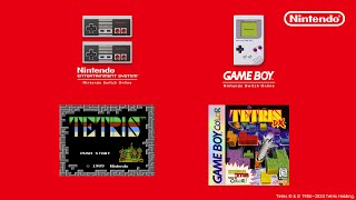 Play two classic Tetris games with Nintendo Switch Online