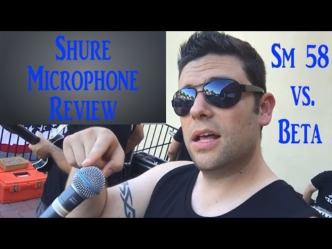 Microphone Review: Shure SM 58 vs Shure Beta 58