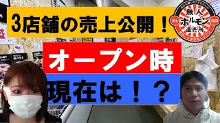 無人ホルモン直売所3店舗の売上公開！【林オーナー】