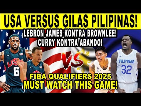 GILAS PILIPINAS vs USA - Christmas Thrilling Game Battle! FIBA Qualifiers 2025 - 2k24