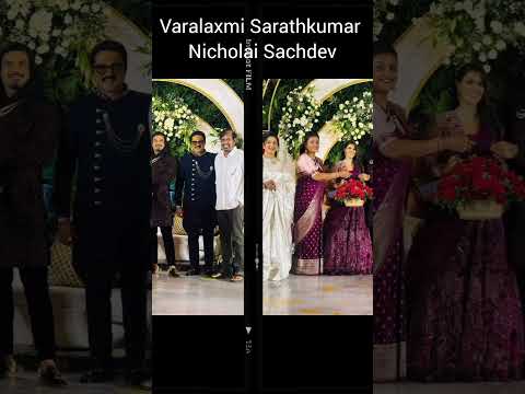 Actress Varalaxmi Sarathkumar got married to Nicholai Sachdev on July 3 #trending #love #wedding