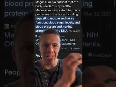 Why is magnesium viral on Tiktok #magnesium #viral #health