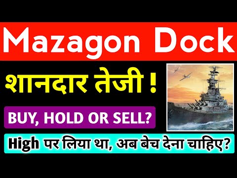 Mazagon Dock Share Latest News 🔥 क्या बेचकर निकल जाएँ? 🔴 Mazagon Dock Share Analysis