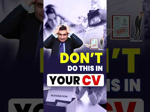 Avoid Doing This in Your CV | Stop Doing These Mistakes with Your Resume | Do this and Get a Job