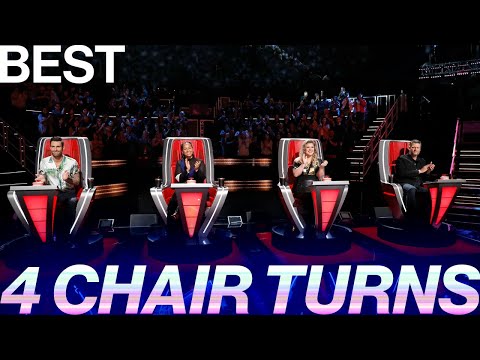 BEST 4 CHAIR TURNS ON THE VOICE | BEST AUDITIONS