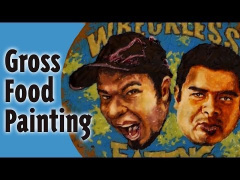 Disgusting Food Painting Cookie Prank - Wreckless Eating Challenge - Cookie Cake Decorating Art