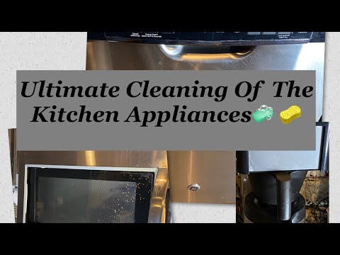 Extreme Cleaning Of The Kitchen Appliances