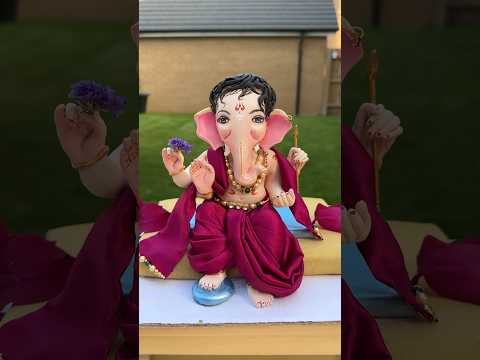 Eco friendly Ganesha | making Ganesh Idol at home #shorts #diy #ganpati