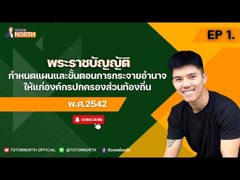 🔴พรบ.กำหนดแผนและขั้นตอนการกระจายอำนาจฯ 2542 ติวสอบท้องถิ่น 67-68 EP 1/2