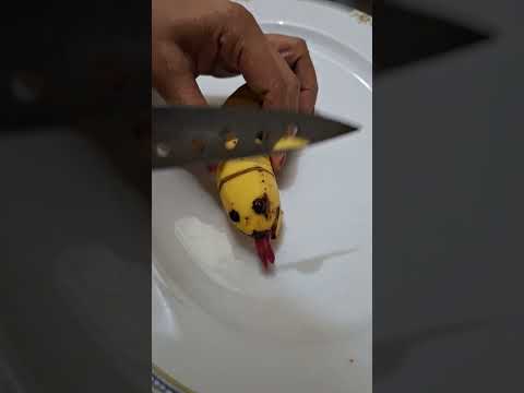 Banana snake 🐍 😋 😍 #trending #howto #ytshorts