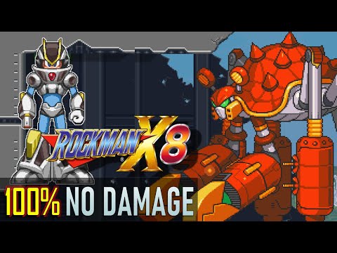 Megaman X8 Demake: Part 1 - Noah's Park (No Damage) 100% Clear