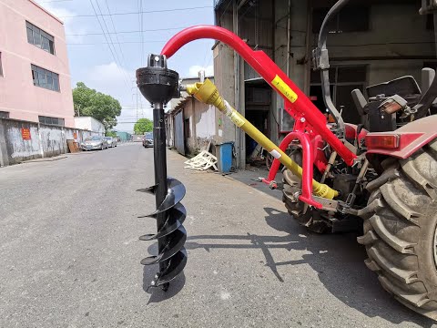 Tractor three point post hole digger ,tree hole punch, hole driller,with different size of augers