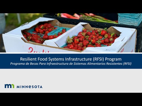 Resilient Food Systems Infrastructure (RFSI) Grant Program Webinar