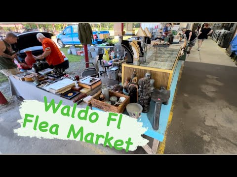 Shopping for Antiques at Waldo Florida Flea Market / Shop With Me Treasure Hunting Picking Video