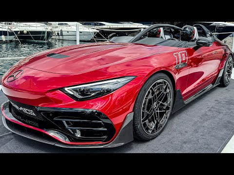 NEW 2026 Mercedes AMG Mythos PureSpeed! 👀 F1 Halo +V8!