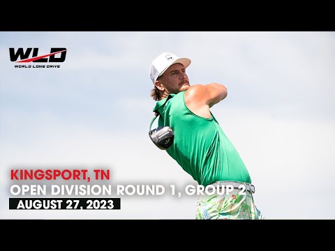 2023 World Long Drive Kingsport | Open Division – Round 1 - Group 2