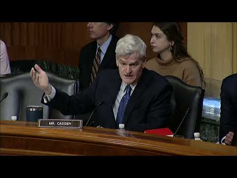 Cassidy Ask Questions on Paid Family Leave during Finance Committee Hearing