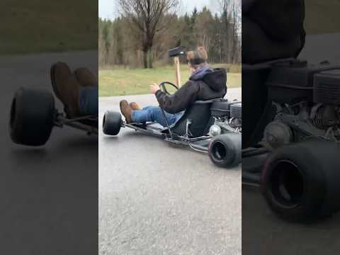 Neighborhood Menace #drift #gokart #automobile #drifting