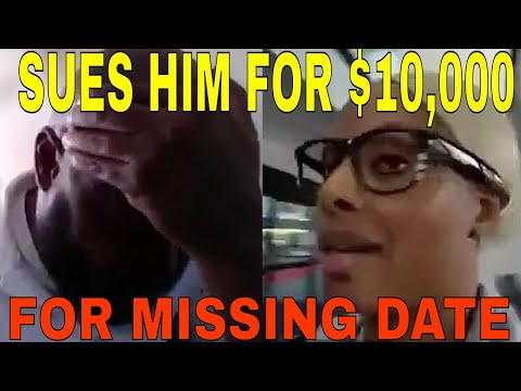 WOMAN sues MAN over bad date $10,000 - Fight With Judge CAUGHT LIVE OF CAMERA #modernwomen #Dating