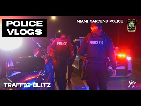 POLICE VLOGS: Traffic Blitz ( Miami Gardens Police Department)