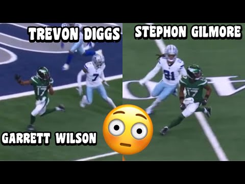 Garrett Wilson Vs Trevon Diggs & Stephon Gilmore 🔥 (WR Vs CB) 2023 Jets Vs Cowboys Highlights