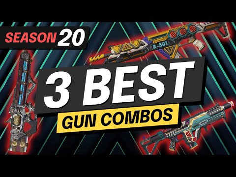 3 BEST GUN COMBOS for SEASON 20 - NEW Weapon Loadouts MUST ABUSE - Apex Legends Guide