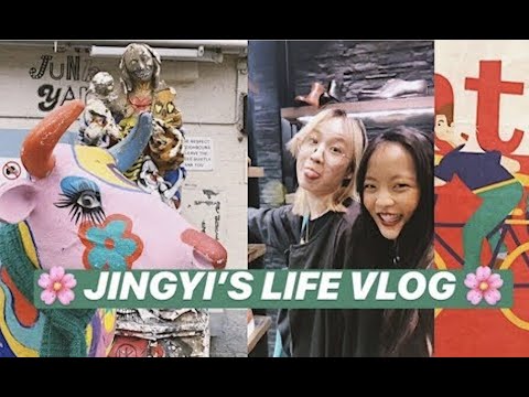 {JINGYI VLOG 14🎬}  First fashion internship making 🐶 accessories 💥 / CSM UAL