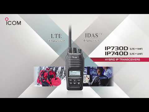 Introducing the Icom IP730D Hybrid LTE/Licenced Professional Two Way Radio