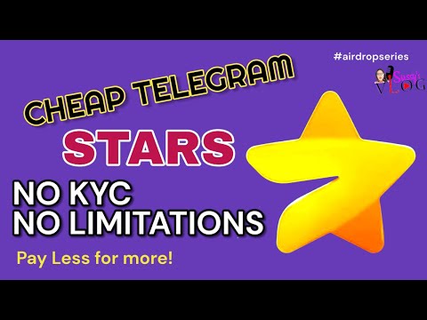 Another Way to Buy Cheap Telegram Stars for Airdrop Tasks in Telegram App | NO KYC | NO LIMITATIONS